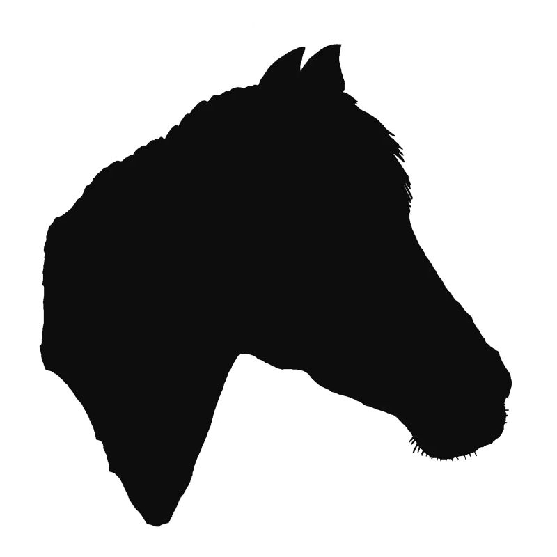 Pferd, Pferde, Pferde-Scherenschnitt