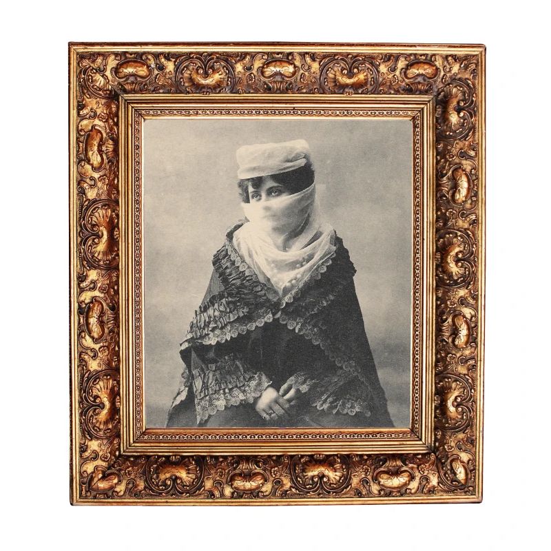 Dame de harem Empire ottoman sur carte postale