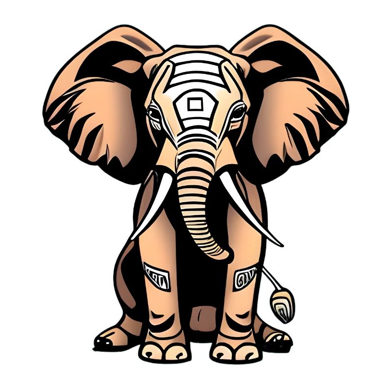 Schöner Elefant