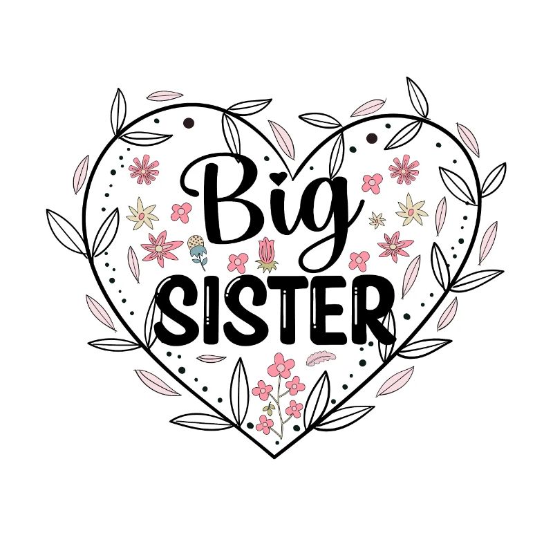 Große Schwester, Schwesterngeschenk, befördert zur Großen Schwester