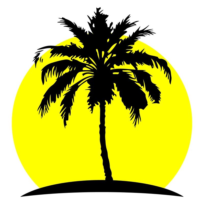 Symbole de la silhouette de la paume