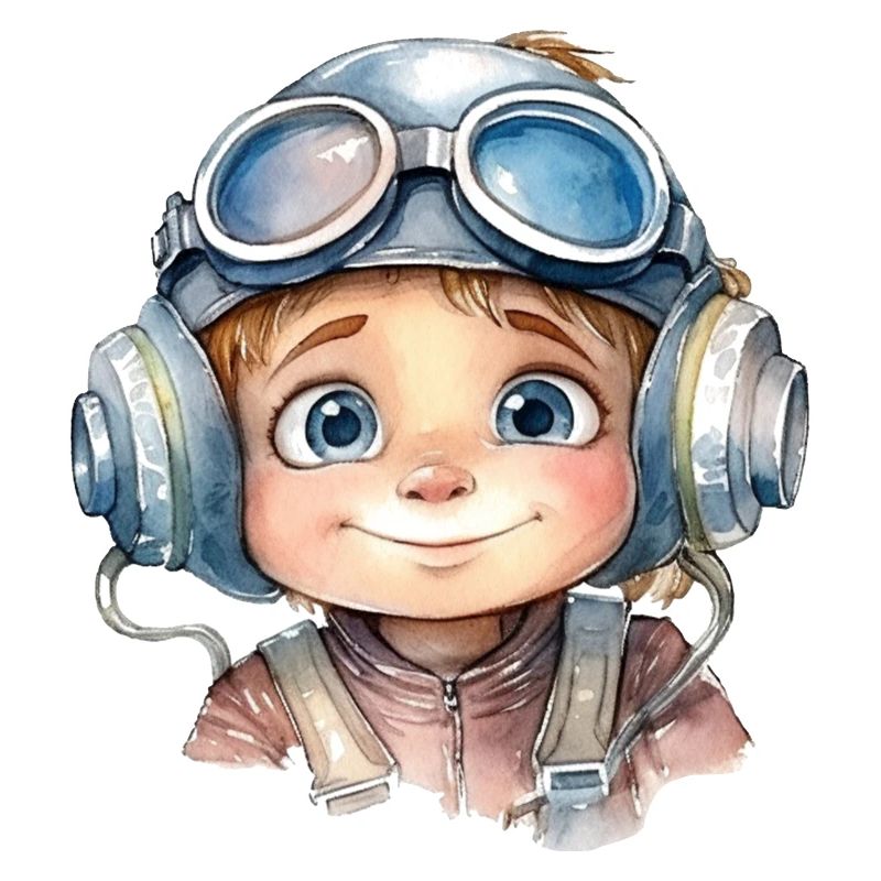 Dessin pilote à l’aquarelle