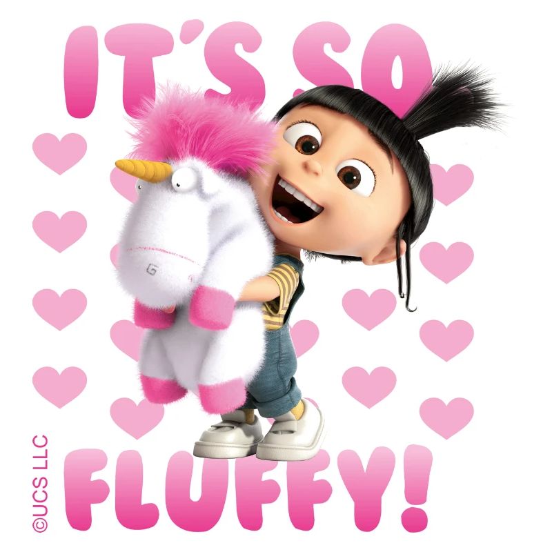 Minions Agnes It's So Fluffy Pink