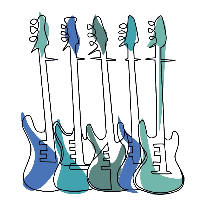 GUITARES ELECTRIQUES LINE ART