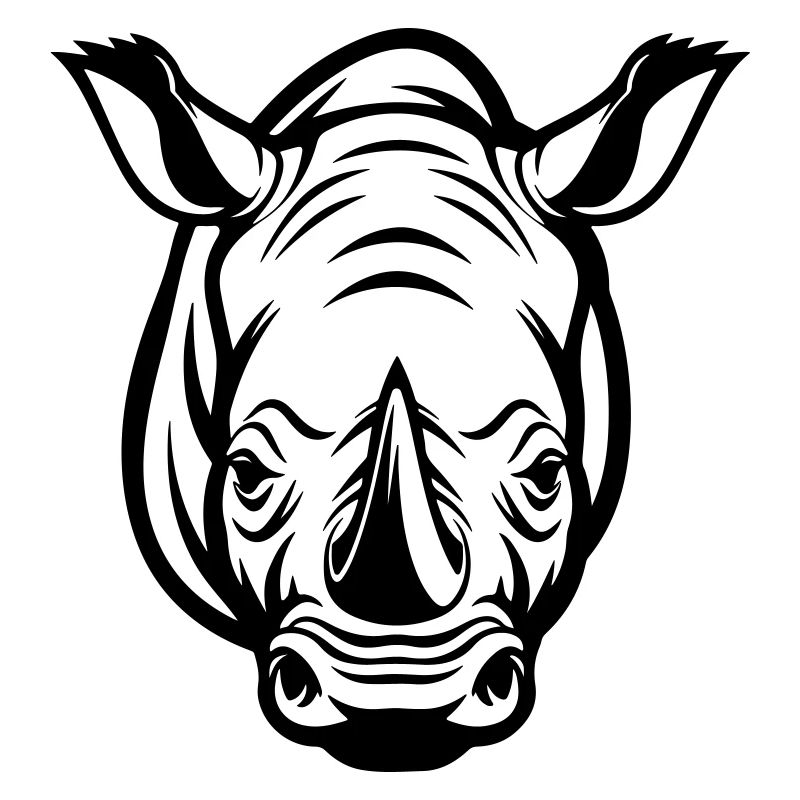 Tête de rhinocéros