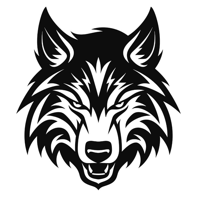 Emblème de loup