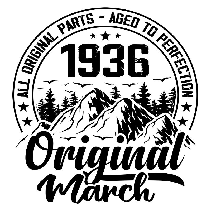 1936 March Original: 88 Years Anniversary Gift
