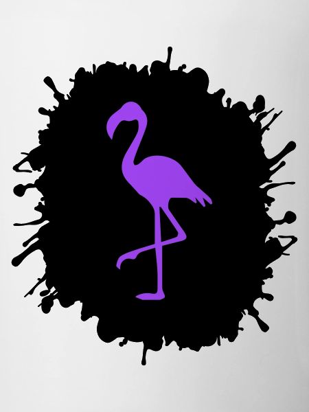 flamingo splatter