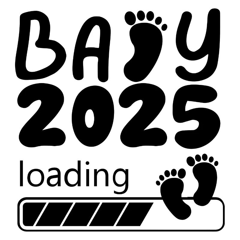 Baby 2025 loading, Ich werde 2025 Mutter