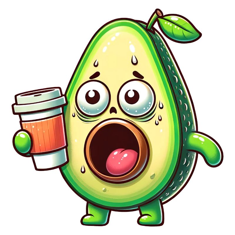 Avocat au café Caffeine Shock