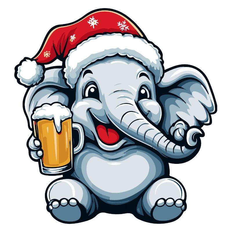Elephant Beer Xmas Christmas