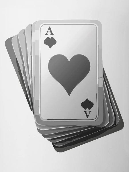 Cards black/white