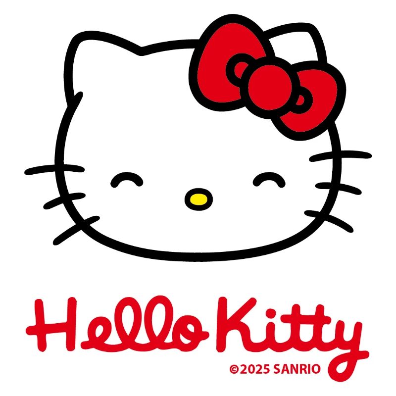 Hello Kitty Smiling With Hello Kitty Lettering