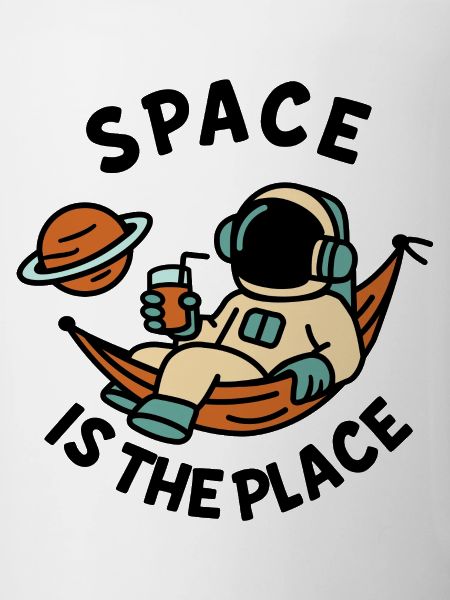 Space Explorer Astronaut Relaxing Design