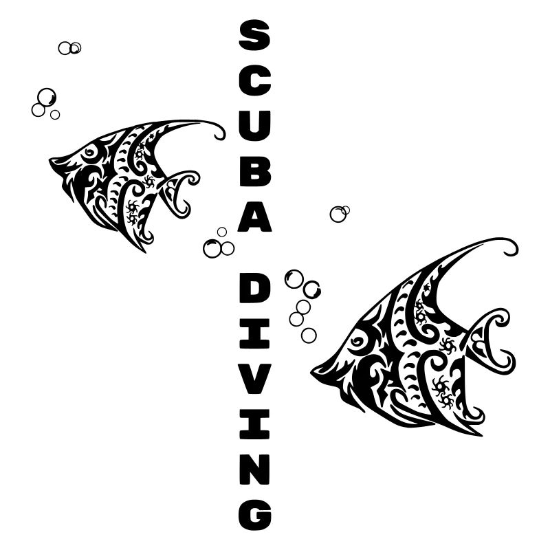 Plongée sous-marine – Tribal Fish Design