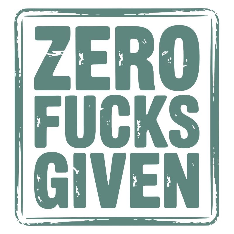 Bittersweet Zero Fucks Design