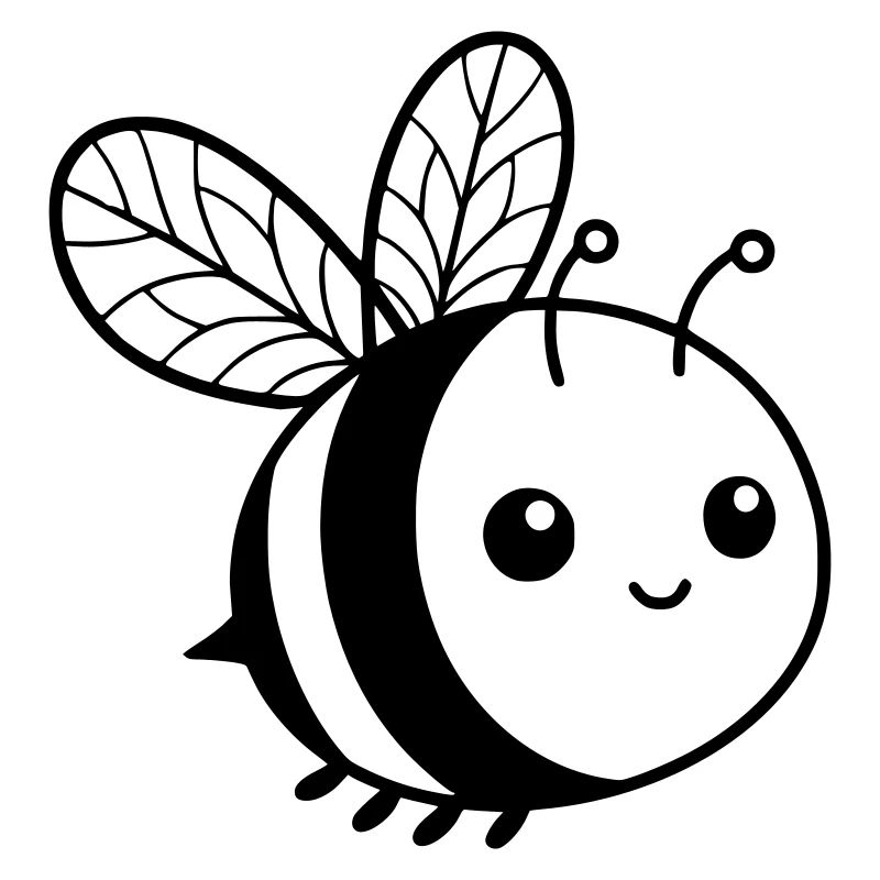 Abeille mignonne