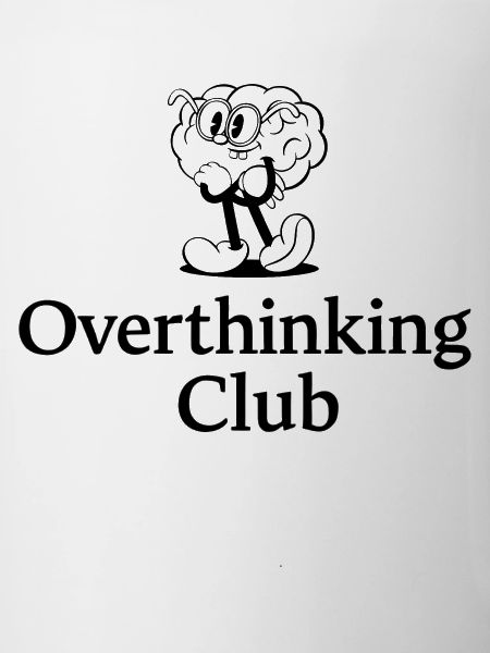 Overthinking Club Retro Comic Design