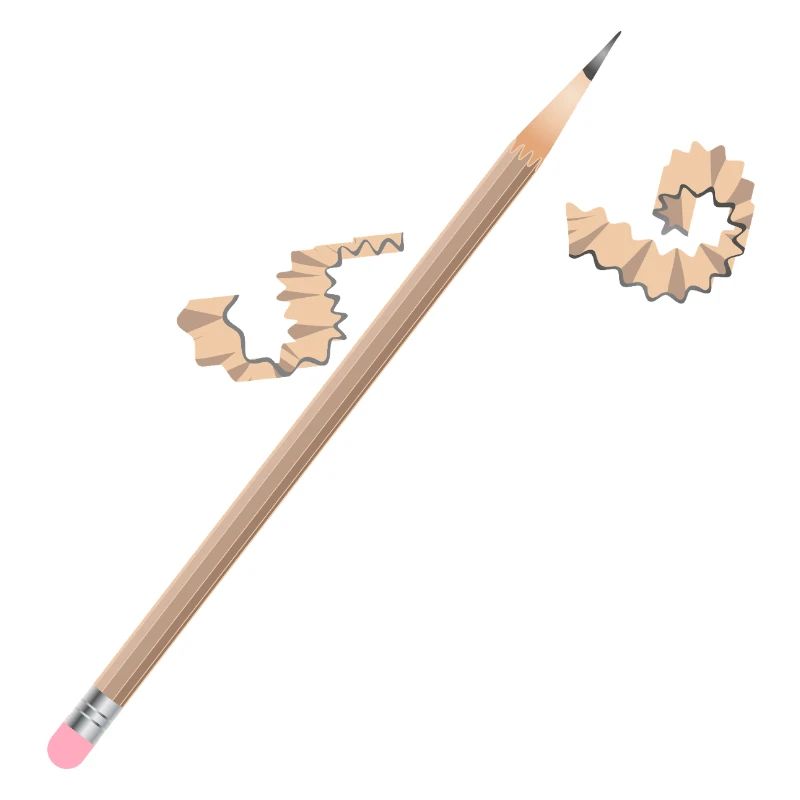 Crayon avec gomme – Motif de dessin créatif
