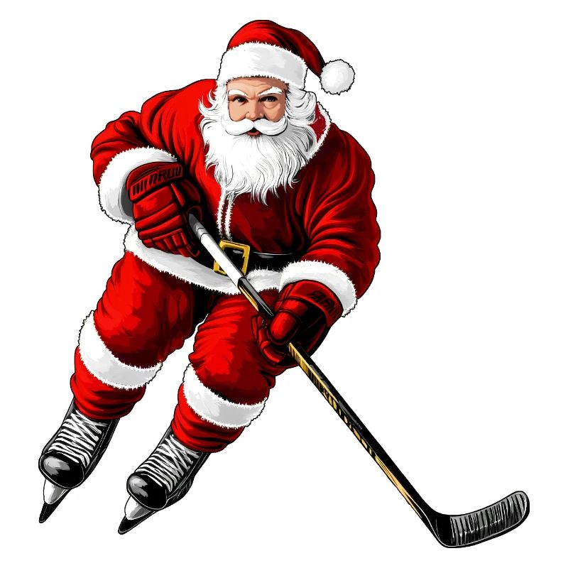 Weihnachten Eishockeyspieler