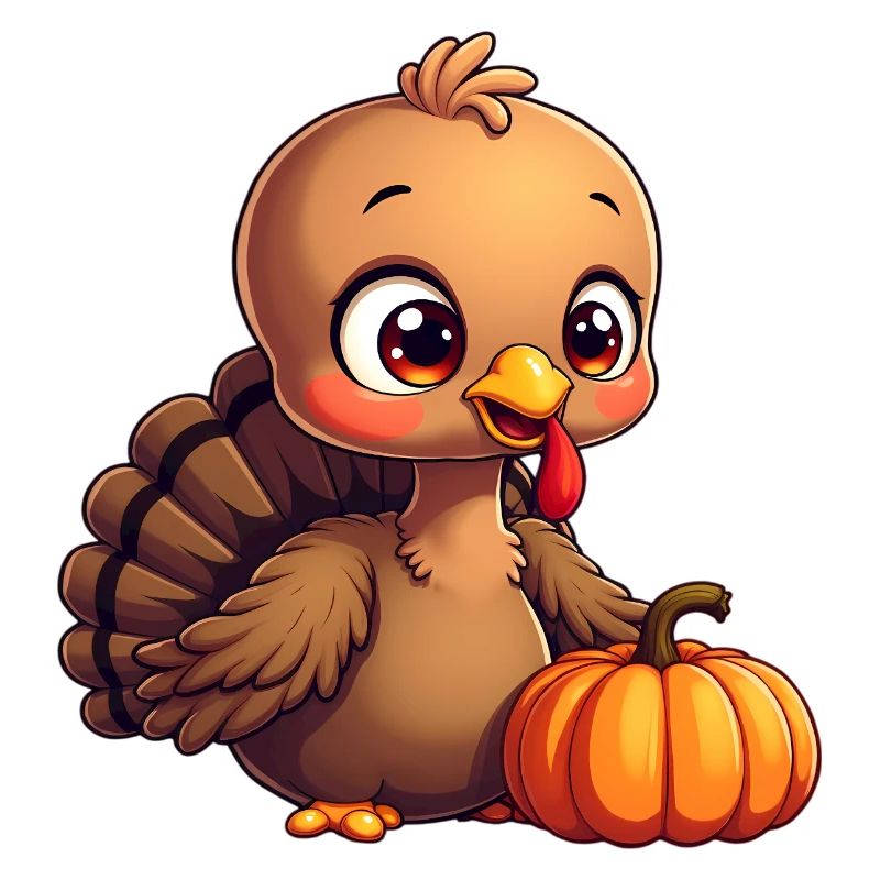 Bébé dinde de Thanksgiving