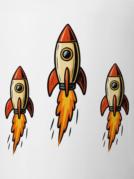 Drei Raketen 