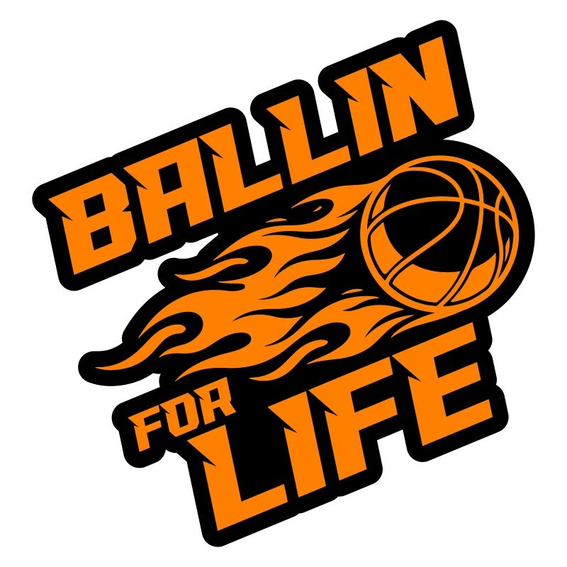 Basketball Ballin Spruch