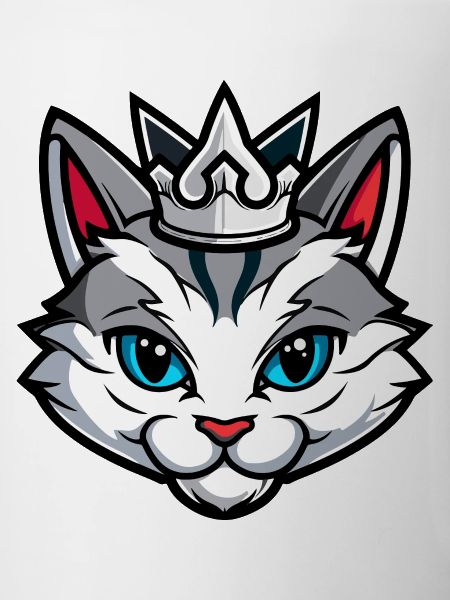 Cat Symbol Head Crown