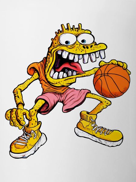 Basketball Monster Comic