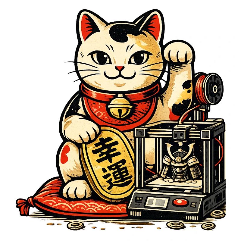 Lucky Maker Cat – Die glückliche Katze der Créates