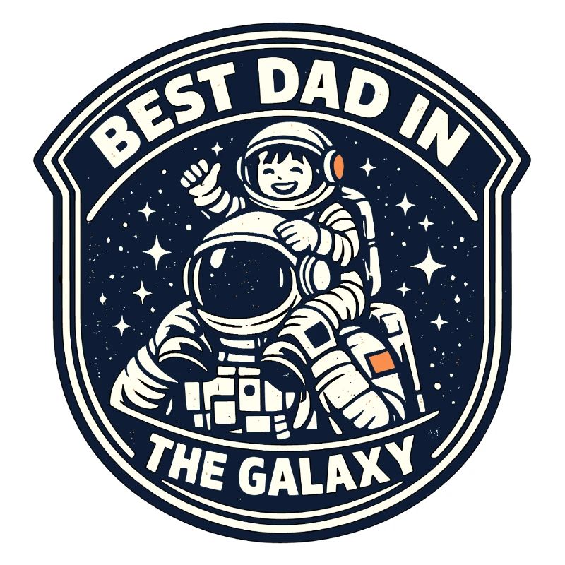 Dad Gift Astronaut Galaxy Best Dad
