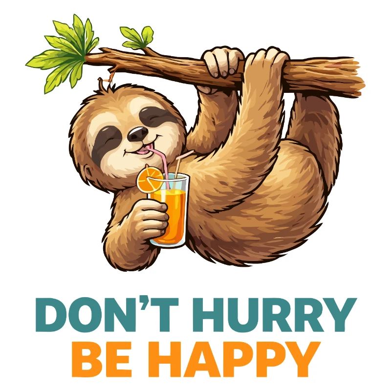 Relaxing Sloth Don’t Hurry