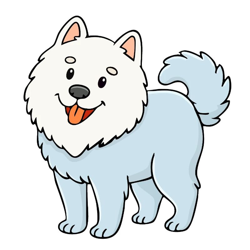 Fuzzy Dog (Blanc / comique)