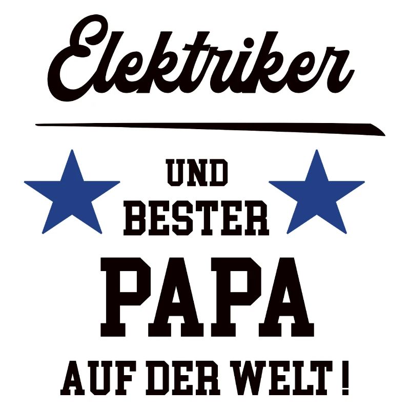 Elektriker Bester Papa Vatertag Geburtstag