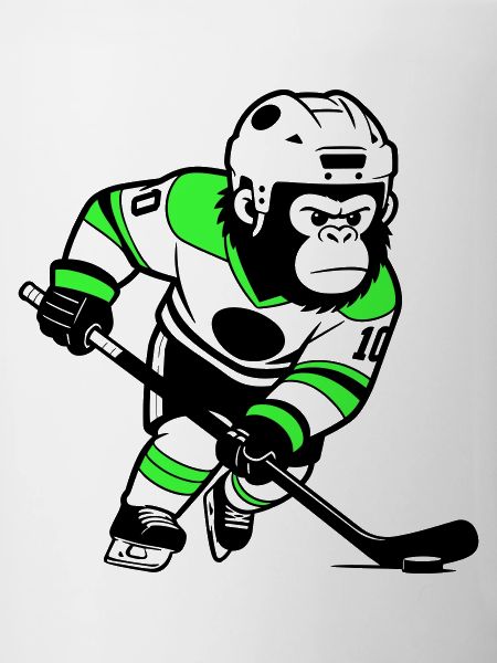 ijshockey gorilla