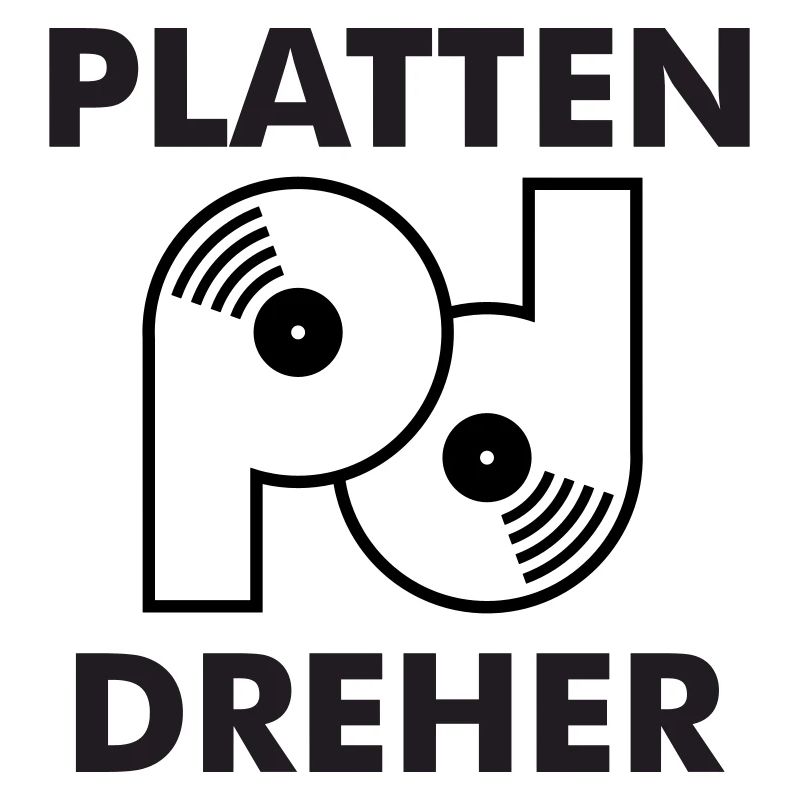 Plattendreher Logo mit Schriftzug