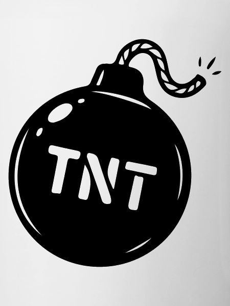 Symbole TNT de la bombe