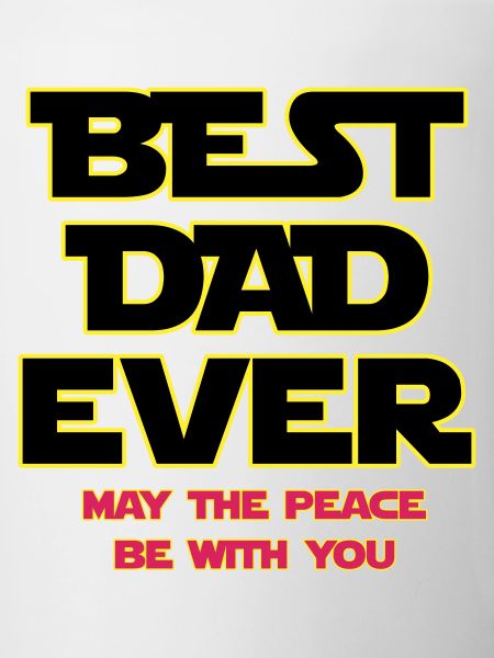 Best Dad Ever Neon Outline