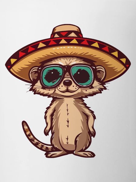 Meerkat Funny Sombrero