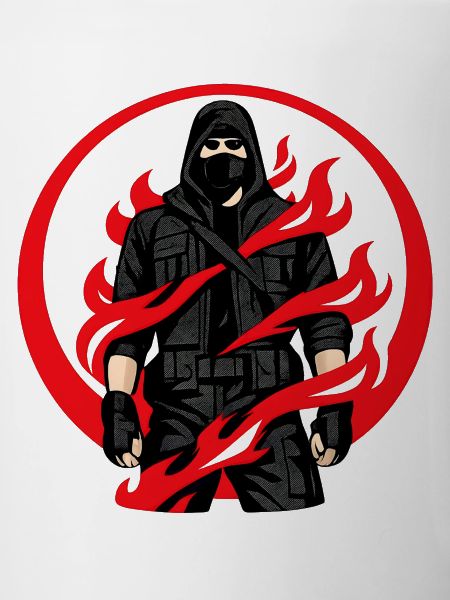 Flames Ninja Circle