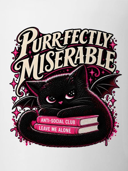 Purr-fectly Miserable Katze