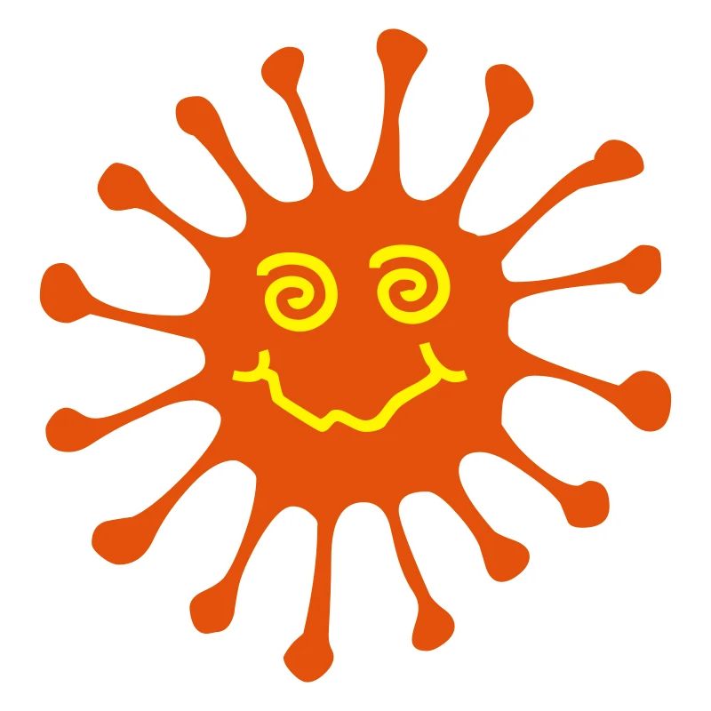 lächelnde Sonne