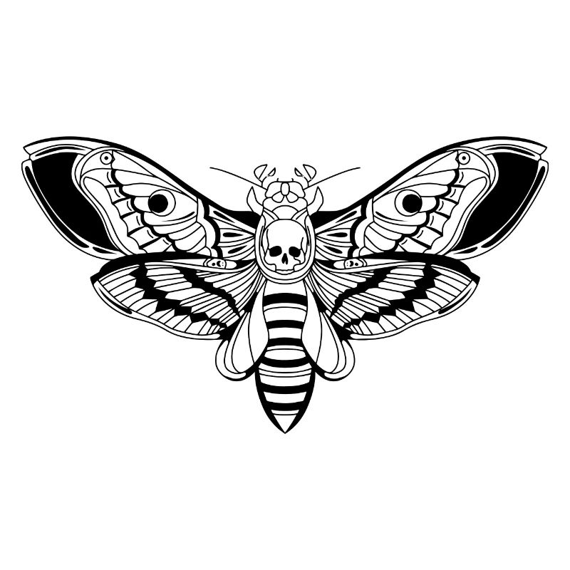 Death-Head-Moth / Tattoo Style