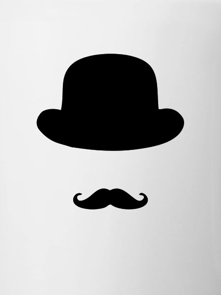 mustache hat