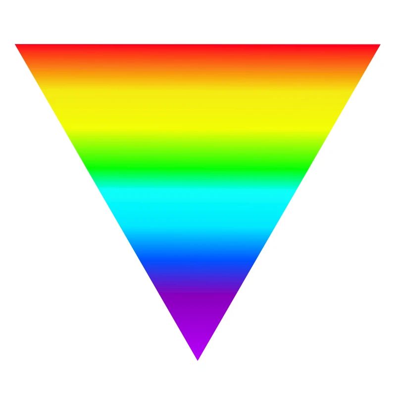 Rainbow triangle