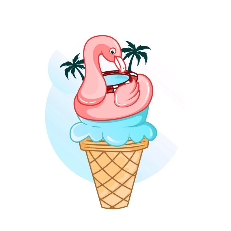 Flamingo Eis
