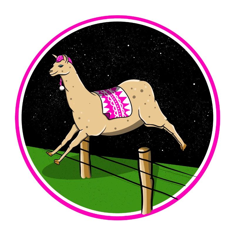 Llama sleeping