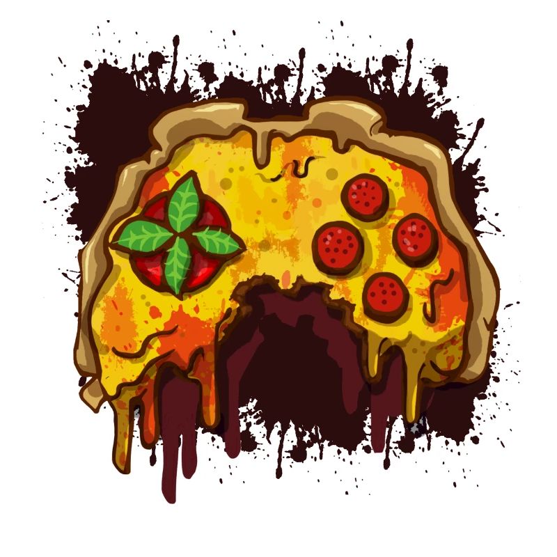 Pizza Gaming Controller Gamer