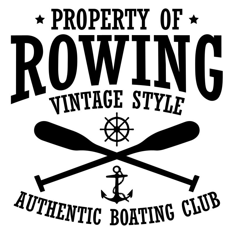 Style d'aviron vintage
