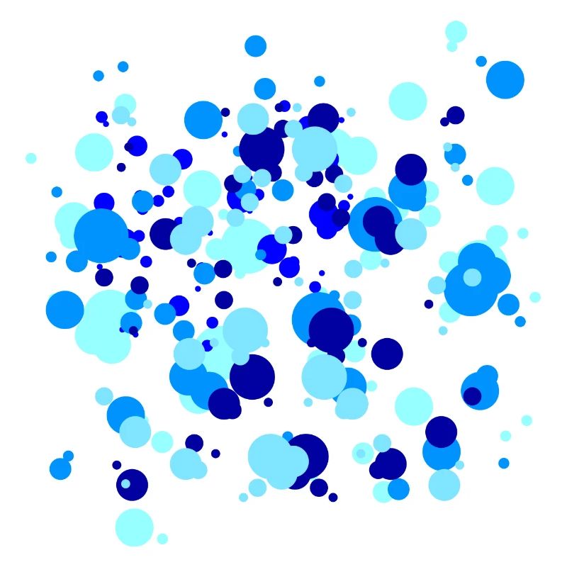 Blue dots